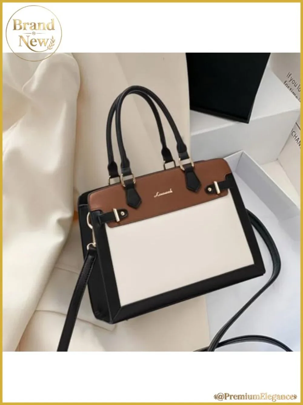 PU Leather Satchel Tote Shoulder Bag Women’s Handbag
